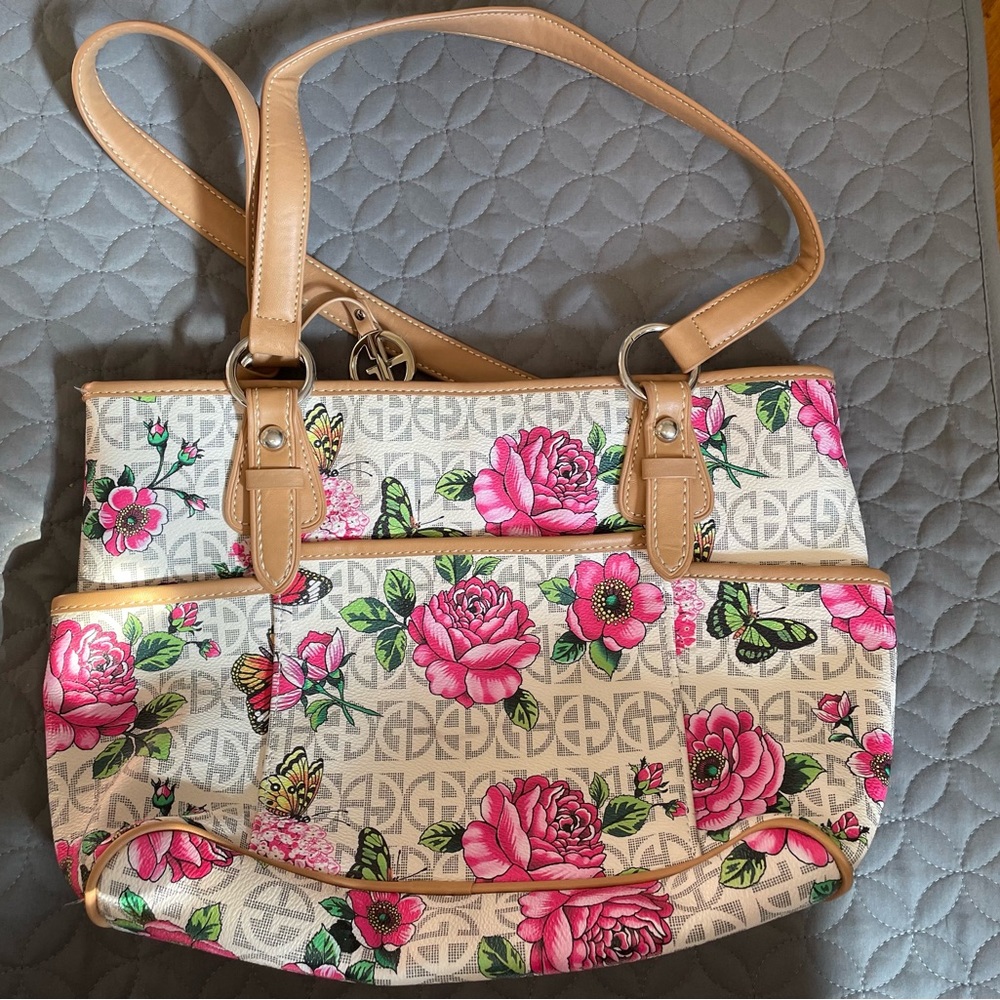 Giani Bernini floral tote